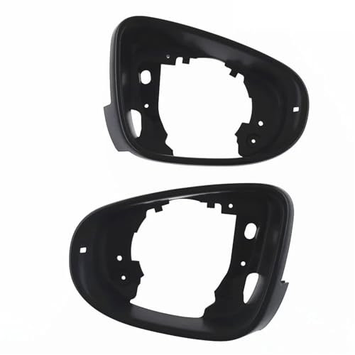 Spiegelkappen Für VW für Golf 6 2009-2013 für Touran 6R0857601A 6R 0 857 602A Auto Rückspiegel Gehäuse Rahmen Schwarz Anzug Abdeckungen Seitenspiegel