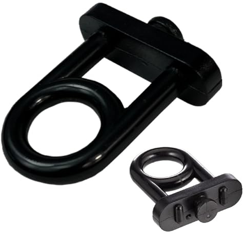 Crisalide® - Ganci Per Pannelli Forati Portautensili, Plastica O Ferro Zincato, Confezione Da 100 Pezzi - Resistenti e Facili Da Installare - Fissaggio Sicuro (Gancio Occhiello Grande Plastica)