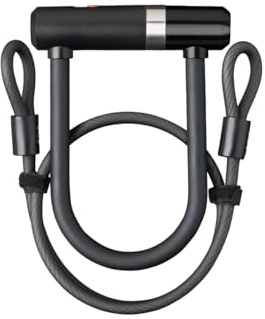 AXA Newton 150 Antivol U - Longueur 15 cm - Avec câble à boucle - Longueur du câble 100 cm - Niveau de sécurité 8