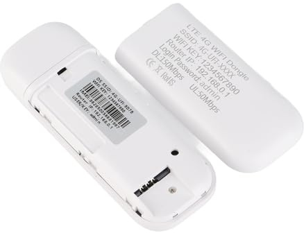 LUCKDANO 4G LTE USB WiFi Modem Stick 150 Mbit/s Wireless-Netzwerkadapter mit Hotspot für 8 Benutzer, Integrierte Antenne, Plug-Play (mit WLAN)