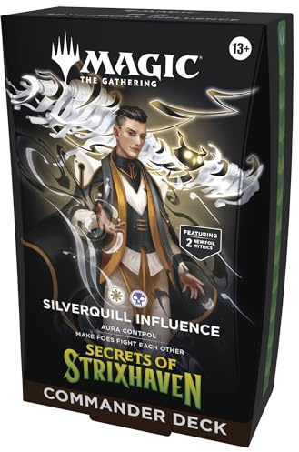 Magic: The Gathering Geheimnisse von Strixhaven Commander-Deck – Silberkiel-Charisma (Englische Version)