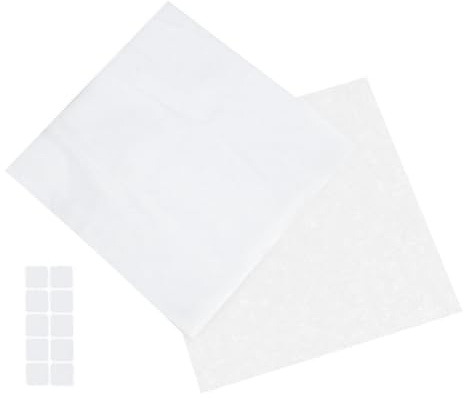 VICASKY 4pcs Range Hood Oil-proof Cover Filter Paper, Range Hood Oil Filter, Non-woven Fabric, 43x45cm, White, Fine Filtration and Oil Absorption for Home and Restaurant