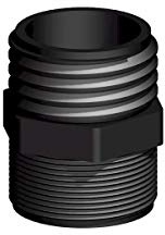 Raccord 2 male s60x6 - 2 male filetage gaz