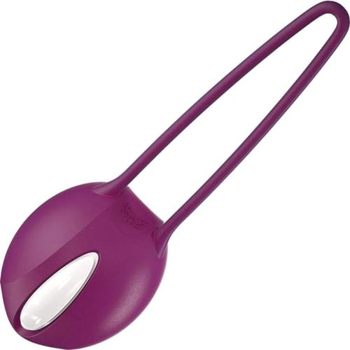 FUN FACTORY Beckenbodentrainer SMARTBALL UNO (Violett), Made in Germany Anfänger-Liebeskugeln für Frauen – 100% medizinisches Silikon