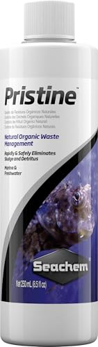 Seachem Pristine Natural Waste Management - Eliminatore di fanghi organici e detriti - 250 ml