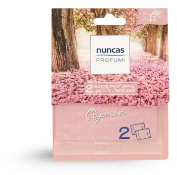 Nuncas Sachet Parfumé - pour Tiroirs - Cipria - 2 Pièces