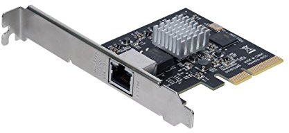 StarTech.com 1-Port PCIe 10GBase-T / NBASE-T Ethernet Netzwerkkarte, 5 Speed Netzwerk Unterstützung: 10G/5G/2,5G/100Mbit/s, PCIe 2.0 x4