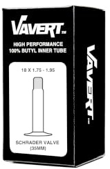 Vavert Schrader Inner Tube Box schwarz ,18 x 1.75-1.95