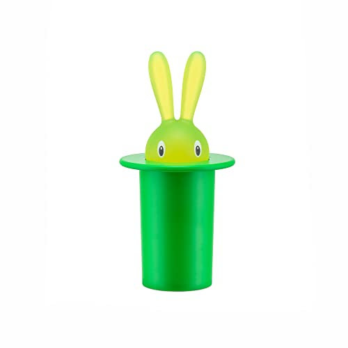 Alessi - ASG16 GR - Magic Bunny Portastuzzicadenti in resina termoplastica, verde.