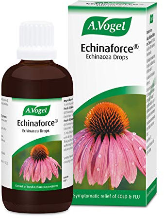 A.Vogel Echinaforce Echinacea Drops | Relieves Cold & Flu Symptoms by Supporting The Immune System (100 ml)