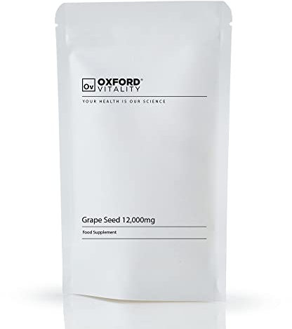 Grape Seed Extract Tablets | High Strength 12,000mg Supplement | Oxford Vitality