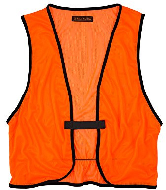 Orange Aglow Signature Lightweight Mesh Blaze Orange Hunting Vest - Ultralightweight & Breathable Polyester Hunting Safety Vest, Visible Day or Night – Quick-Drying and Durable(Small)