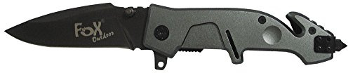 MM Klappmesser, Einhand, Gurtschneider, schwarz