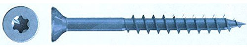 Spanplattenschrauben Reisser Q200 Vi-Port Torx 4,5 x 45 Teilgewinde Senkkopf blau verzinkt TX 25 VE 500 Stück