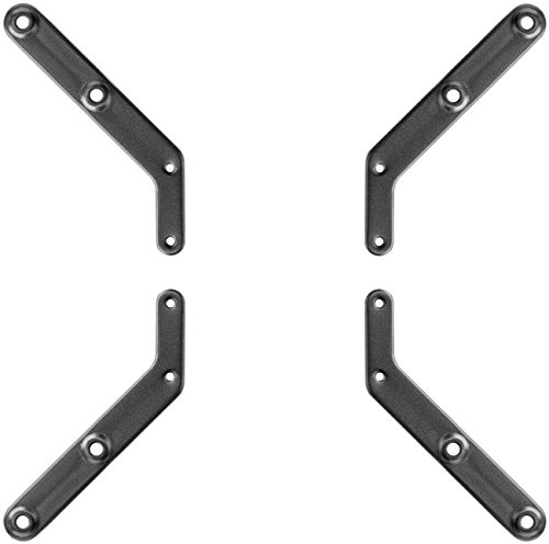 deleyCON Universal VESA-Adapter für TV & Monitor Wandhalterungen - Bis 30Kg - von VESA 200x200 auf VESA 300x300 400x400 - VESA Erweiterung