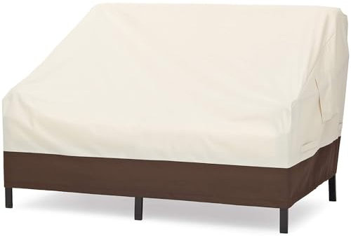 Amazon Basics Funda protectora para sofá de 2 plazas, Beige/ Bronceado