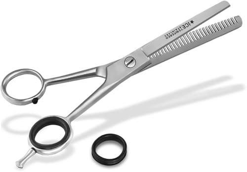 Modellierschere Friseurschere Edelstahl Rostfrei 1-seitig gezahnt 18 cm