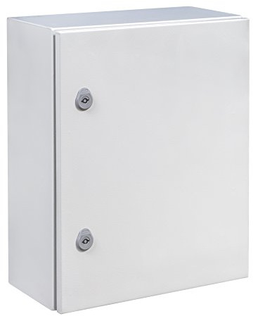 IDE GN504020 Armoires portes opaques avec plaque Gris 500 mm x 400 mm x 200 mm