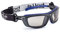Bollé BAXTER - Montura PC negro y azul – Ocular incoloro en PC anti-vaho y anti-rayaduras PLATINUM – cinta y espuma BAXPSI Taille Unique