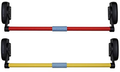 Viro Kit barre d'appui Sécurité anti-panique - ELECTRONIC SWITCH - Poignée de porte - 2 voies - Montage en surface - Noir et Rouge