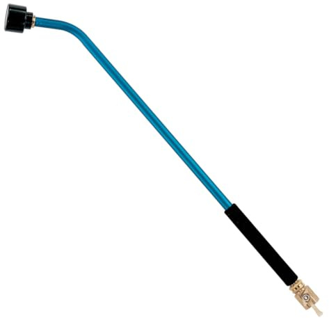 Dramm ColorMark Soft Rain Watering Spray Wand – 30” Long, Blue – Lightweight & Durable with 8 Foam Grip and Brass Shut-Off Valve – Ideal for Hanging Baskets, Planters, Gardens, Shrubs & Seedbeds