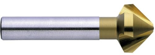 Exact 05558 - Avellanador cónico, diámetro de 16,5 mm, 90°, HSS, revestimiento TiN, DIN 335C