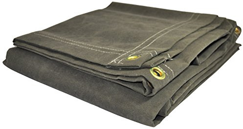 7x9 Green Heavy Duty Canvas Tarp Dry TOP (7’x9’)