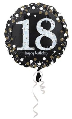 Sparkling Birthday 18 - Standard Circle