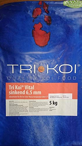 Tri Koi Vital - sinkendes Koifutter für die kalte Jahreszeit - 6,5 mm - 5 kg