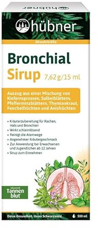HÃƒ¼bner Tannenblut Bronchialsirup (500 ml) by HUEBNER