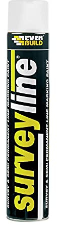 Everbuild SURVEYWH Surveyline Marker Spray 700 ml - White