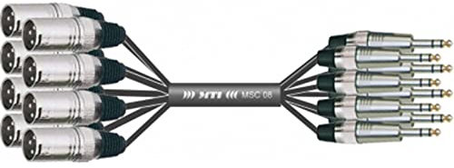 MUSIC STORE Studio Multi-Core Eco-8 [Jack (St) > XLR (M)] 5m - Cavo multicore analogico