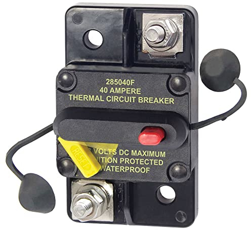 Blue Sea Systems 7182 285-Series Circuit Breaker, Surface Mount, 40A