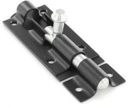 Garden Gate Shed Sliding Door Tower Bolt Black - 3, 4, 6, 8 Inch - 3 Inch