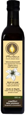Mevlana 100% Naturreines Schwarzkümmelöl 500 ml, UNGEFILTERT, EIGENE HERSTELLUNG