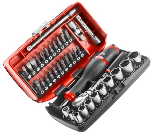 Facom RL.NANO1 Coffret Douilles 1/4 6 Pans Métriques