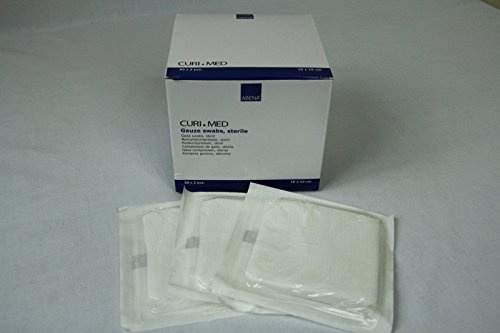 ABENA Curi-Med Sterile Mulltupfer weiß, 10 x 10 cm / 100 Stück