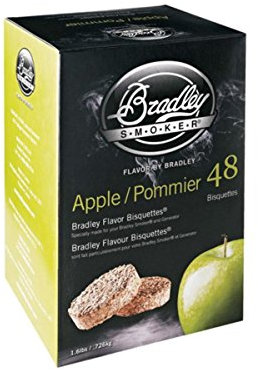 Bradley Smoker Bisquettes aromatisées pomme (lot de 48)