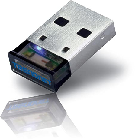 TRENDnet Low Energy Micro Bluetooth 4.0 Class I USB 2.0 with Distance up to 10 Meters/32.8 Feet. Compatible with Win 8.1/8/7/Vista/XP. Classic Bluetooth, Stereo Headset, TBW-107UB