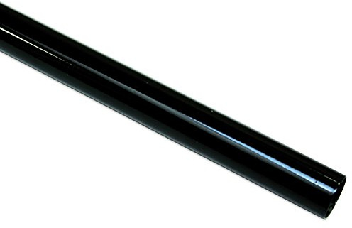 Gardinia 31021 Metallstange/Gardinenstangen-Rohr, Serie Chicago, Durchmesser 20 mm, 160 cm, schwarz
