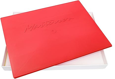 Masterson Künstlerpalette, Luftdichte, Hält Farbe Tagelang Frisch, 30,5 x 40,6 cm, Kunststoff, Weiß/Rot, Praktisch: Luftdicht, Made in USA, Weiß/Opulenter Garten