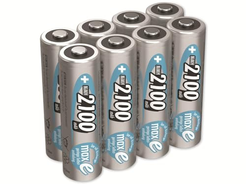 Ansmann MaxE HR06 Akku LR6 (AA) NiMH, 2100 mAh, 1,2 V, 8 Stück