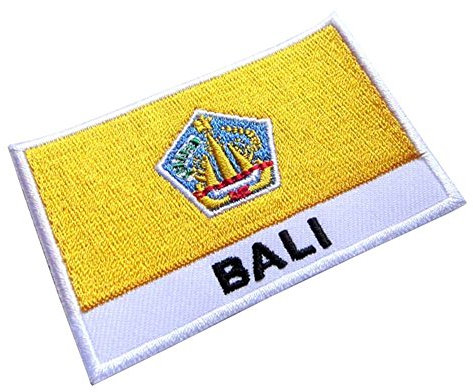 Bali Is an Island and Province of Indonesia Flag Sew on Patch