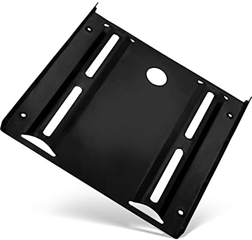 InLine 39950 W de Montaje de HDD/SSD Marco Set, 6,4 cm (2,5 Pulgadas) a Marco de 8,9 cm (3,5 Pulgadas), SATA de/Cable de alimentación, instalación Tornillos Negro