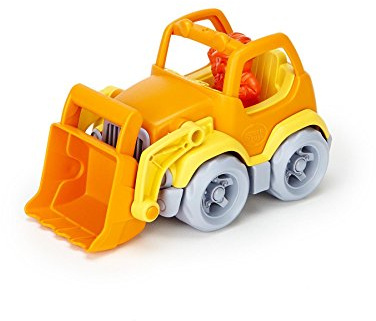 Green Toys Scooper Construction Truck, Orange/Yellow, 4.5 in*7.5 in*4.5 in