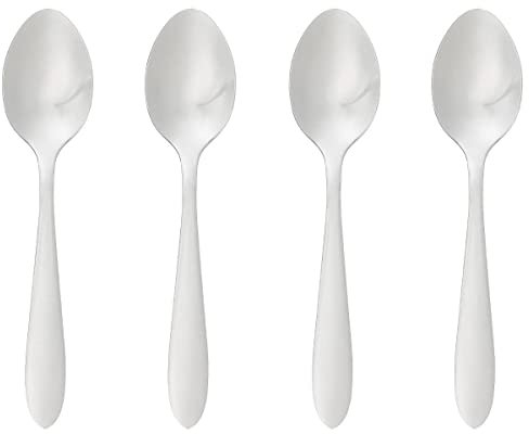 SECRET DE GOURMET JUEGO 4 CUCHARAS DE Cafe Érable INOX, Violet, One Size