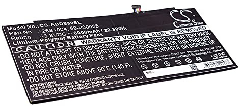 VINTRONS 26S1004, 58-000059, 58-000065, S12-T3-D Battery for Amazon GPZ45RW, GU045RW, Fire HDX 8.9, Fire HDX 8.9 3rd, Fire HDX 8.9 4th Generation,