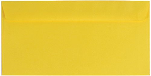 500 farbige Briefumschläge/Din lang/Farbe: gelb