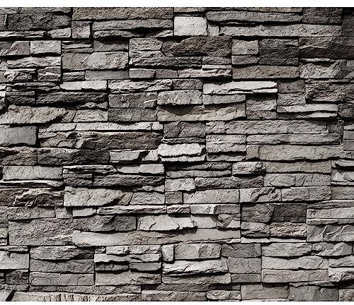 murando - Vlies Fototapete Steinwand 400x280cm Foto Tapete Schlafzimmer Wohnzimmer Vliestapete XXL Motivtapeten Bildtapete 3d Effekt Wand Dekoration - Steintapete Steine Stein Mauer Steinoptik 3D