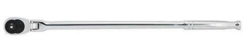 VECTOR J&R Quality Tools 1/4 Drive Extra Long Flexible Head Ratchet Handle, 11 Long